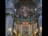 [Cliquez pour agrandir : 110 Kio] Rome - L'église Saint-Ignace : le chœur.