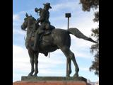 [Cliquez pour agrandir : 80 Kio] Tucson - Fort Lowell: statue.